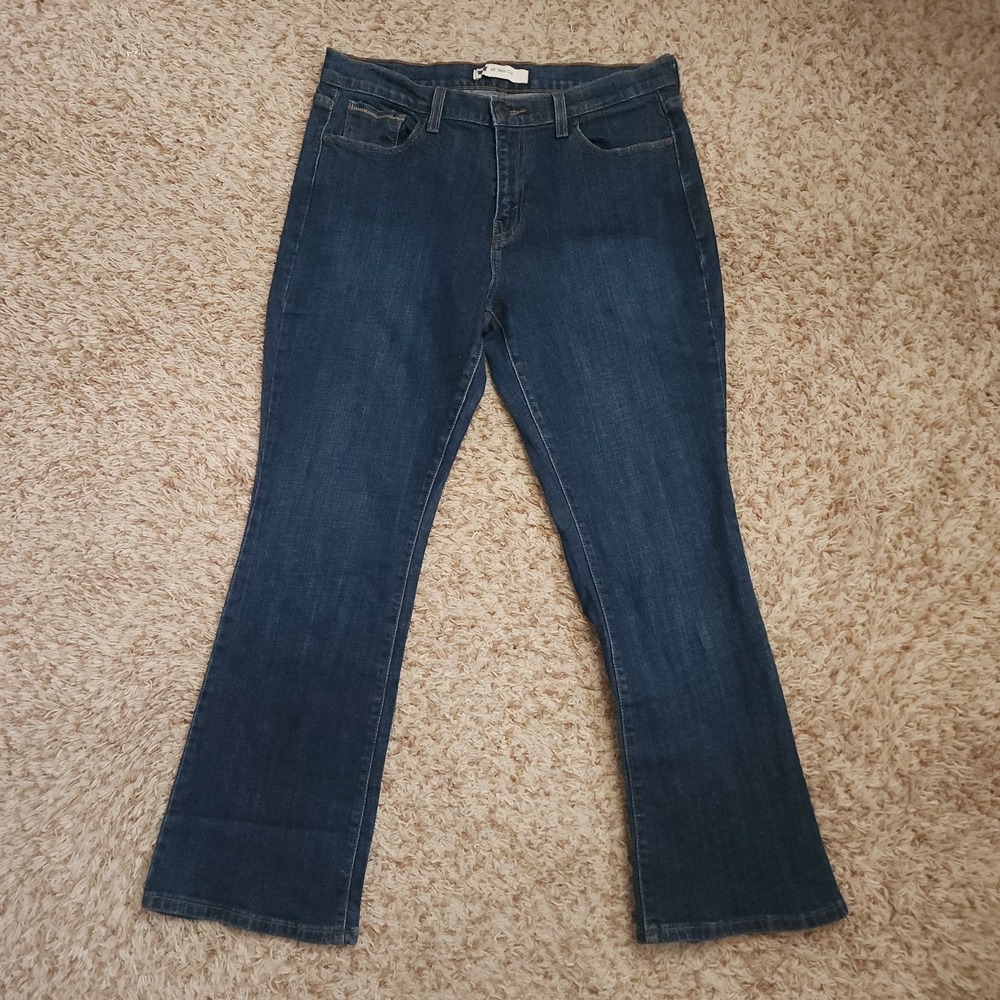 Levi's 515 Boot Cut Womens 12 S/C High-Rise‎ Blue Jeans